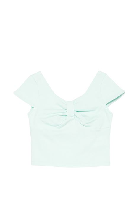 Canotta con fiocco Lù-Lù BY MISS GRANT | LL4420MENTA